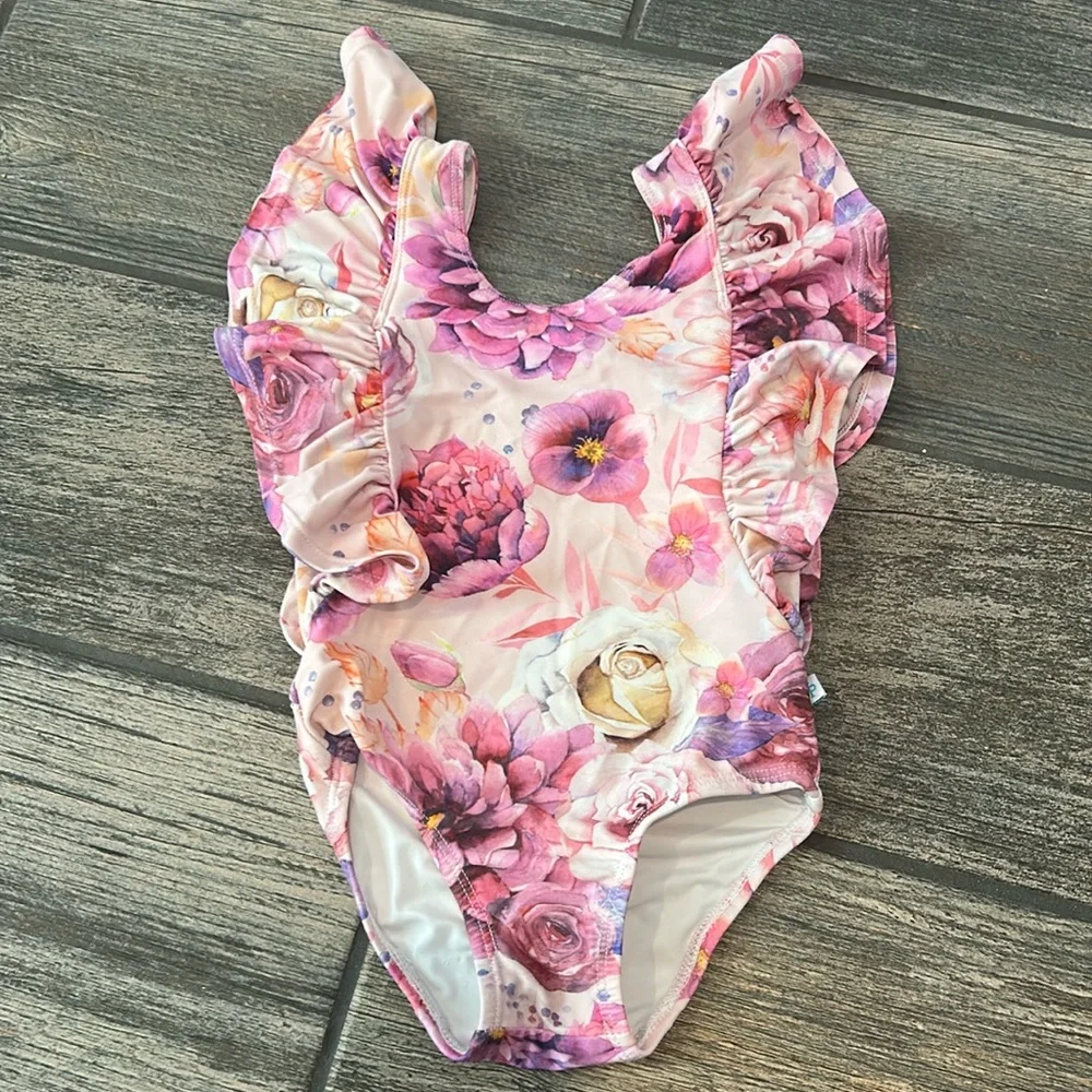 Posh Peanut Ruffled Swimsuit - Picture 1 of 5